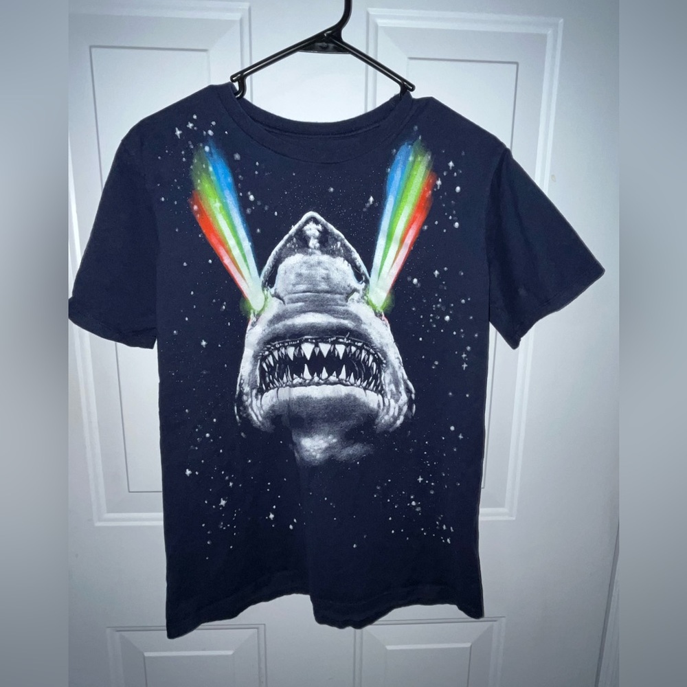 VGUC Children’s Place Boy’s Shark Graphic Tee - Sz XXL/16